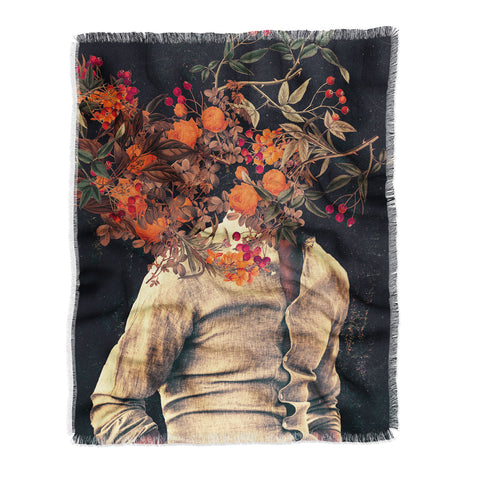 Frank Moth Roots by Frank Moth Throw Blanket