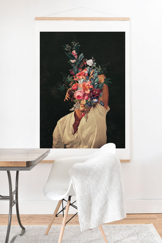Frank Moth Roses Bloomed every time I Thought of You Art Print And Hanger
