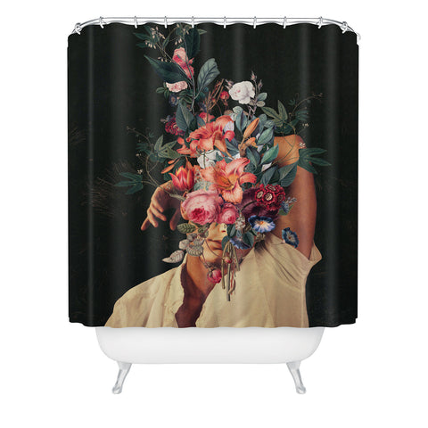 Frank Moth Roses Bloomed every time I Thought of You Shower Curtain