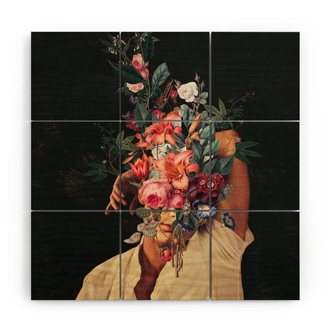 Frank Moth Roses Bloomed every time I Thought of You Wood Wall Mural