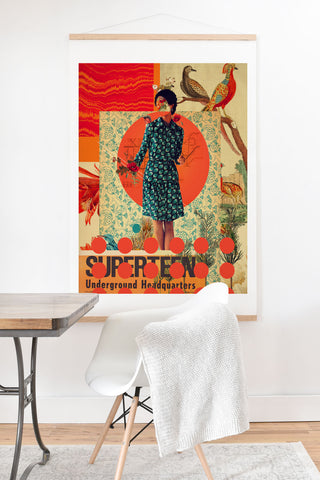 Frank Moth Superteen Art Print And Hanger