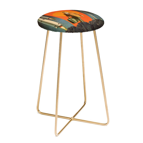 Frank Moth The Departure Counter Stool
