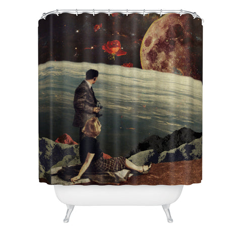 Frank Moth The Roses Came Shower Curtain