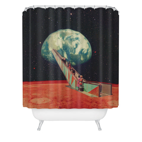 Frank Moth Time To Go Home Shower Curtain
