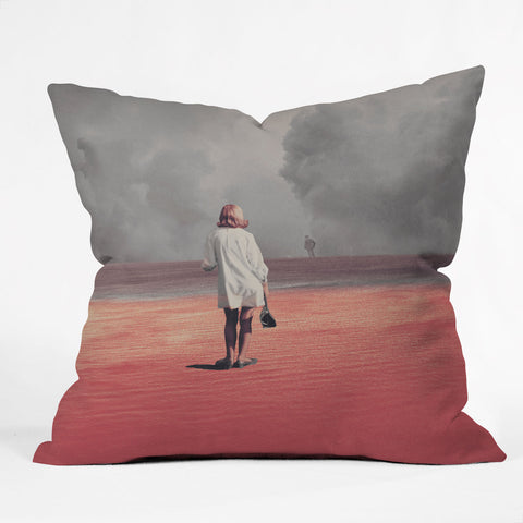 Frank Moth Watching You Leave Me Outdoor Throw Pillow