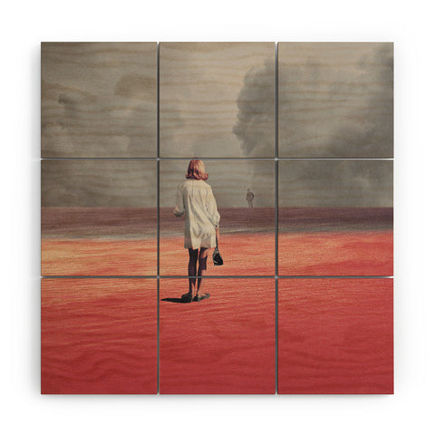 Frank Moth Watching You Leave Me Wood Wall Mural