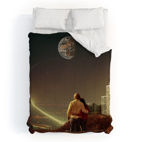 Frank Moth We Used To Live There Too Comforter