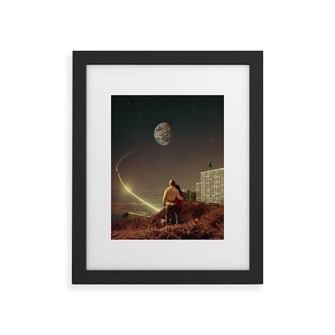 Frank Moth We Used To Live There Too Framed Art Print