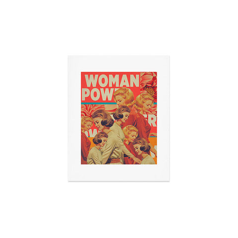 Frank Moth Woman Power Art Print