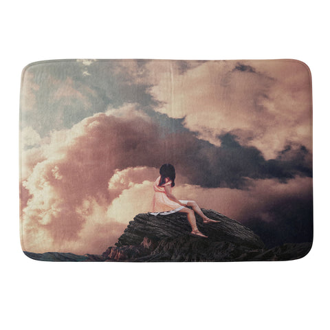 Frank Moth You Came From The Clouds Memory Foam Bath Mat