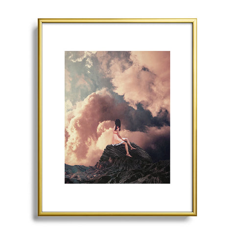 Frank Moth You Came From The Clouds Metal Framed Art Print