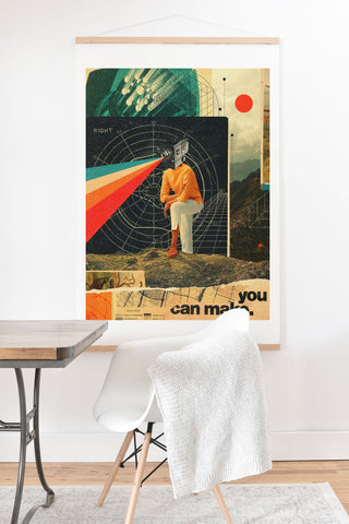 Frank Moth You Can make it Right Art Print And Hanger