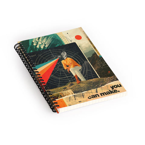 Frank Moth You Can make it Right Spiral Notebook