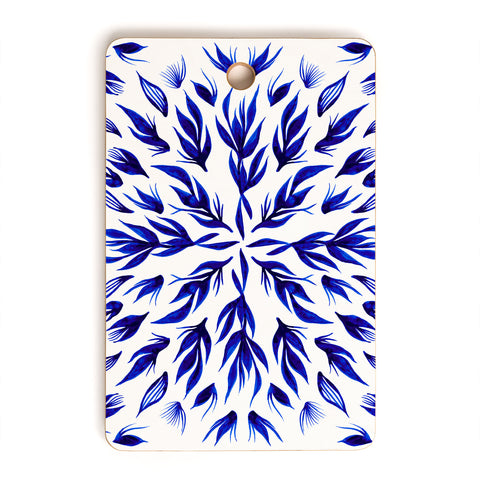 Gabi All Is Well Indigo Cutting Board Rectangle