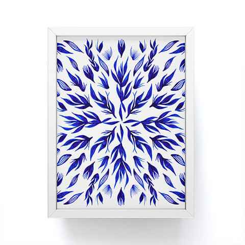 Gabi All Is Well Indigo Framed Mini Art Print