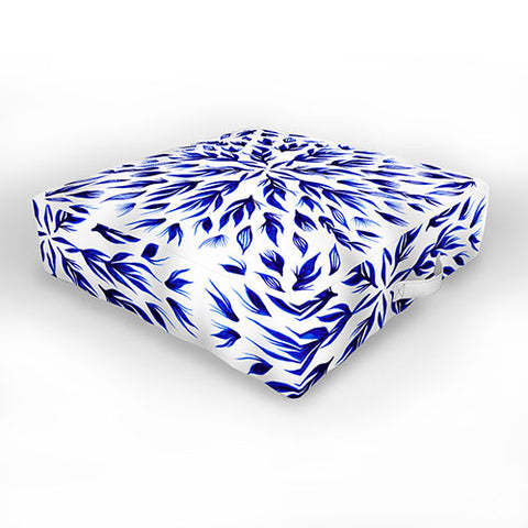 Gabi All Is Well Indigo Outdoor Floor Cushion