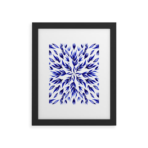 Gabi All Is Well Indigo Framed Art Print