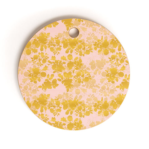 Gabi Audrey Gold Cutting Board Round