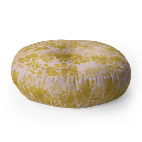 Gabi Audrey Gold Floor Pillow Round