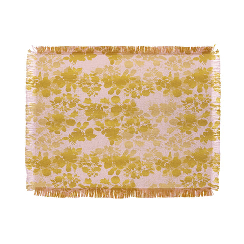 Gabi Audrey Gold Throw Blanket