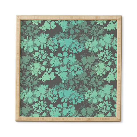 Gabi Audrey Teal Framed Wall Art