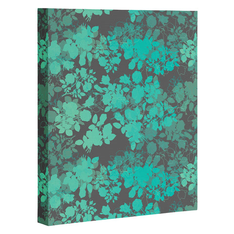 Gabi Audrey Teal Art Canvas