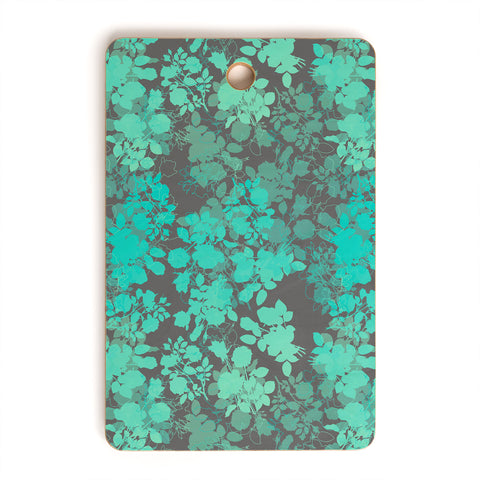 Gabi Audrey Teal Cutting Board Rectangle