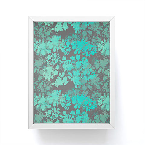 Gabi Audrey Teal Framed Mini Art Print