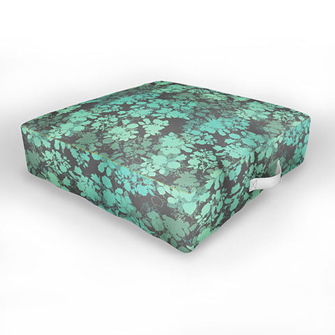 Gabi Audrey Teal Outdoor Floor Cushion