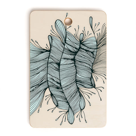 Gabi Birds Of A Feather 1 Cutting Board Rectangle