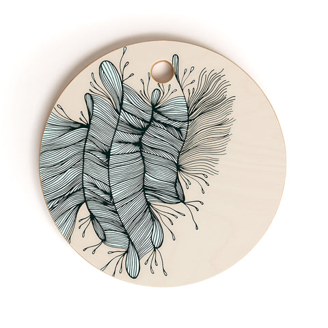 Gabi Birds Of A Feather 1 Cutting Board Round