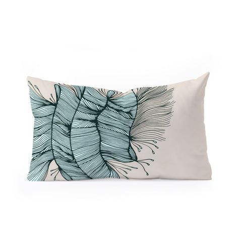 Gabi Birds Of A Feather 1 Oblong Throw Pillow