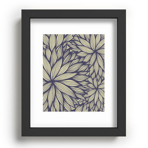 Gabi Blue Dahlia Recessed Framing Rectangle