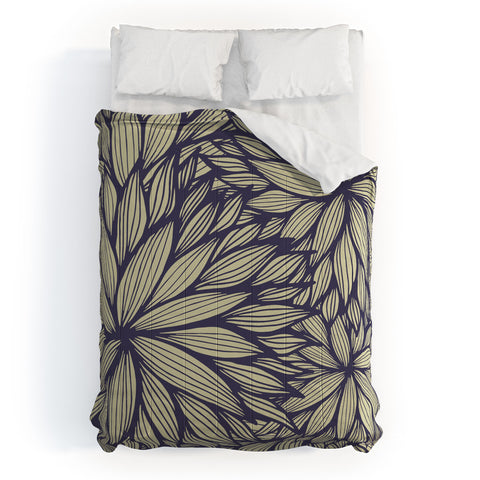 Gabi Blue Dahlia Comforter