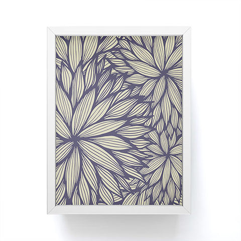 Gabi Blue Dahlia Framed Mini Art Print