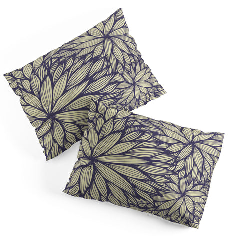 Gabi Blue Dahlia Pillow Shams