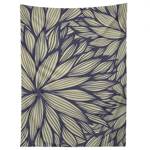 Gabi Blue Dahlia Tapestry