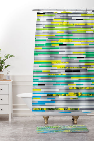 Gabi In Due Time Shower Curtain And Mat