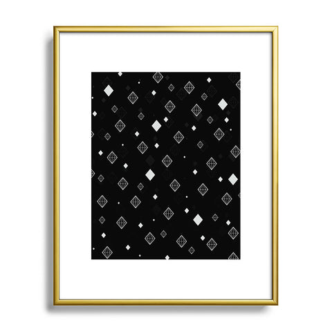 Gabi In Summer Onyx Metal Framed Art Print