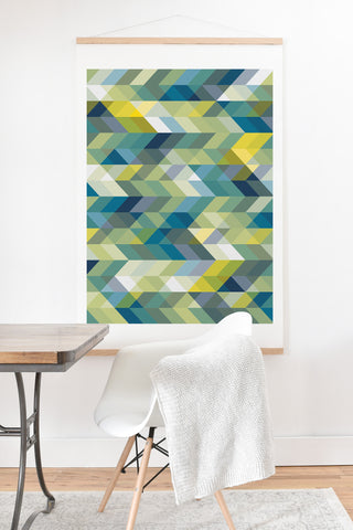 Gabi Into The Blue Art Print And Hanger