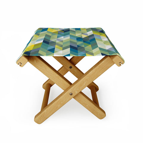 Gabi Into The Blue Folding Stool