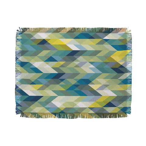 Gabi Into The Blue Throw Blanket