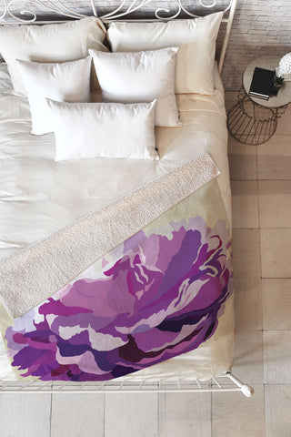 Gabi Jardin Fleece Throw Blanket