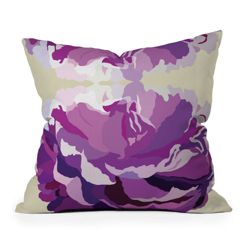 Gabi Jardin Throw Pillow