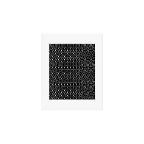 Gabi Lanterns Black Art Print