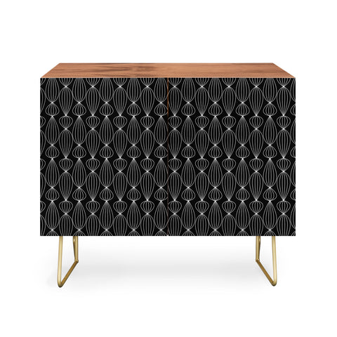 Gabi Lanterns Black Credenza