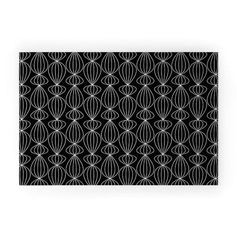 Gabi Lanterns Black Welcome Mat