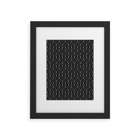 Gabi Lanterns Black Framed Art Print