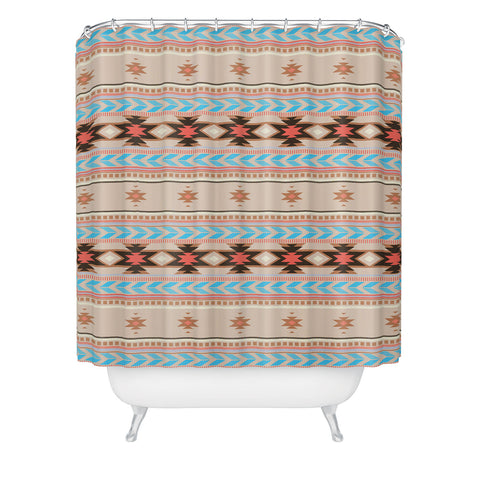 Gabi Niyol Blue Shower Curtain