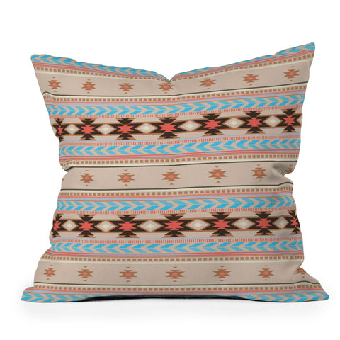 Gabi Niyol Blue Throw Pillow